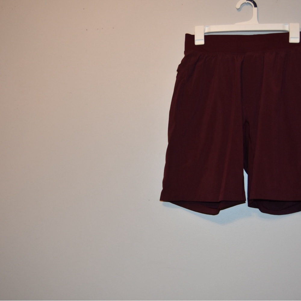 Lululemon Athletica Brown Athletic Shorts for Active Performance